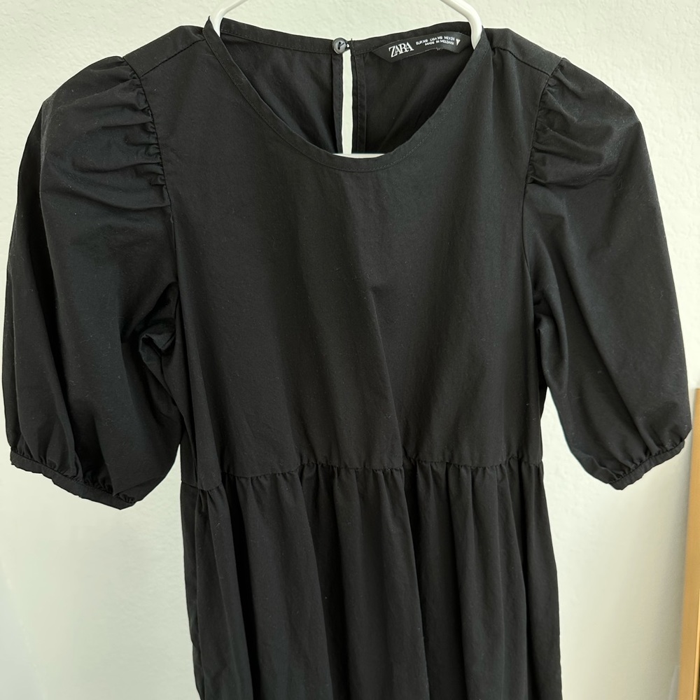 Zara Black Midi Dress